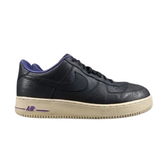 Nike Shoes Mens 10.5 Sneakers Air Force 1 Leather Lifestyle Active Logo Lace Up - Picture 1 of 15